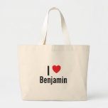 I love Benjamin Tote Bags