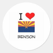 I Love BENSON Arizona Stickers