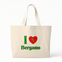 I Love Bergamo Italy Tote Bag