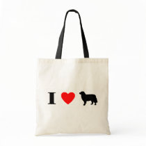 I Love Bernese Mountain Dogs Bag