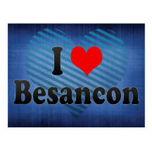 I Love Besancon, France Postcard