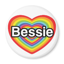 I love Bessie: rainbow heart