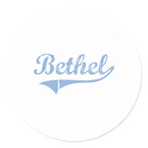 I Love Bethel North Carolina Round Stickers