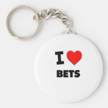 I Love Bets Key Chains