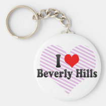 I Love Beverly Hills, United States keychains