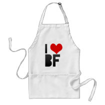 I Love BF Apron