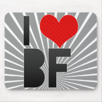 I Love BF Mousepad