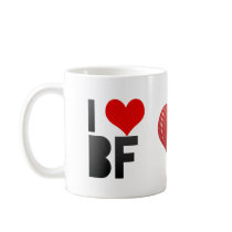 I Love BF Mug