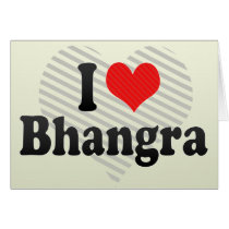 I Love Bhangra Card