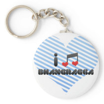 I Love Bhangragga Key Chain
