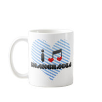 I Love Bhangragga Mugs