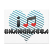 I Love Bhangragga Post Cards