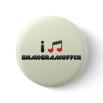I Love Bhangramuffin Pinback Buttons