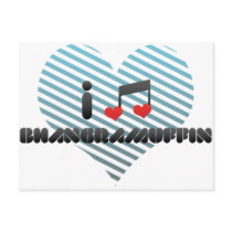 I Love Bhangramuffin Post Card