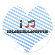 I Love Bhangramuffin Sticker