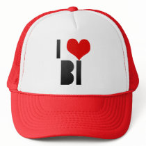 I Love BI Mesh Hats