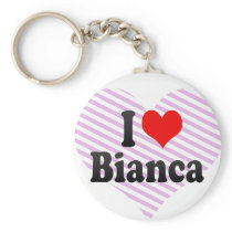 I love Bianca Key Chains