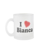 I Love Bianca mugs