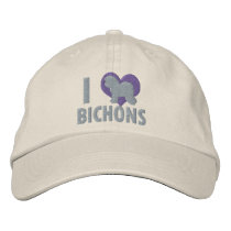 I Love Bichons Purple