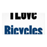 I Love Bicycles photo cards