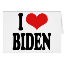 I Love Biden Cards