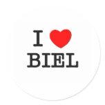 I Love Biel Sticker
