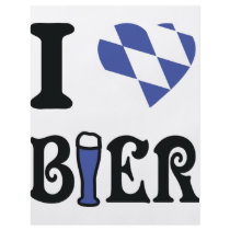 I love bier icon personalized flyer