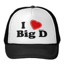 I Love Big D Mesh Hat