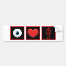 I LOVE BIGFOOT BUMPER STICKERS