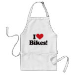 I Love Bikes! aprons