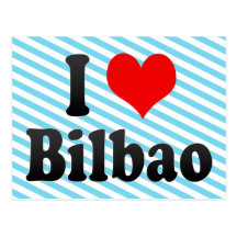 I Love Bilbao, Spain Post Card