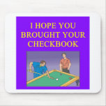 i love billiards player mousepads