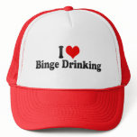 I Love Binge Drinking hats