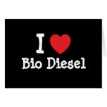 I love Bio Diesel heart custom personalised