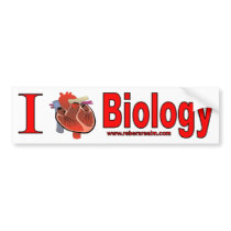 I Love Biology Bumper Stickers