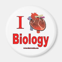I love biology refrigerator magnets