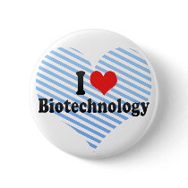 I Love Biotechnology Pins