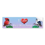 I Love Bird Watching Bumper Sticker bumper stickers