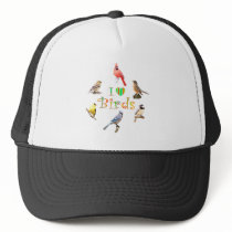 I LOVE BIRDS HAT
