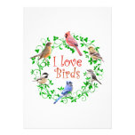 I LOVE BIRDS INVITATIONS