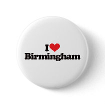 I Love Birmingham Pins