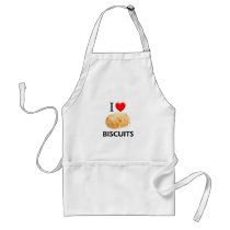 I Love Biscuits Apron