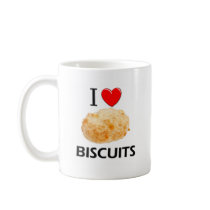 I Love Biscuits Mug