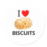 I Love Biscuits stickers
