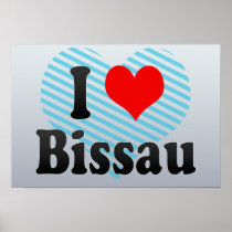 I Love Bissau, Guinea-Bissau Poster