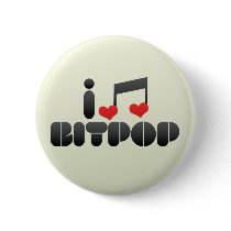 I Love Bitpop Pins