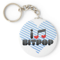 I Love Bitpop Key Chain