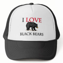 I Love Black Bears Hat
