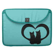 I Love Black Cats - 15" MacBook Pro Sleeve