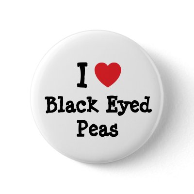 I love Black Eyed Peas heart T-Shirt Pinback Button by funnycustomtshirts